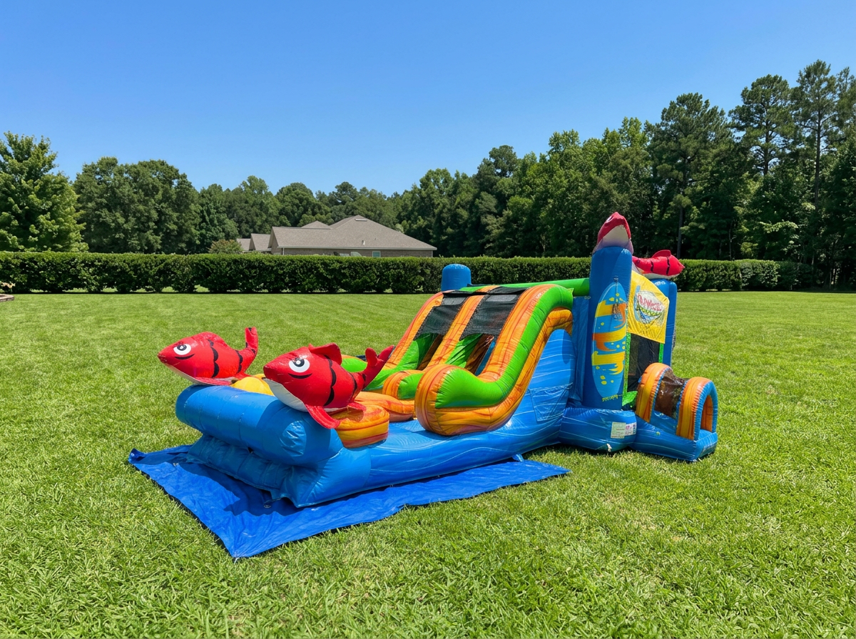 Fish Tails Dual-Lane Waterslide
